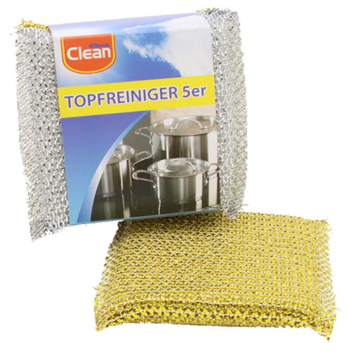 Pot Scourer Pads 5pcs Pack 10x8cm