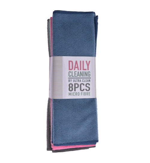 Ultra Clean microfibre 8 pcs