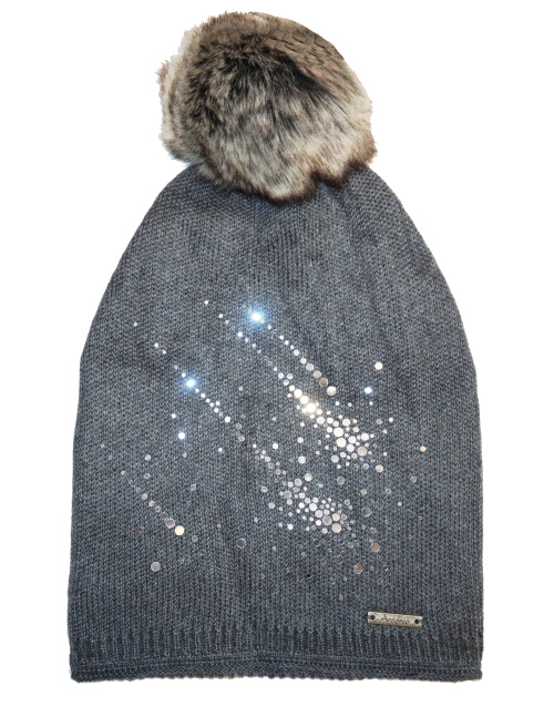 Women's beanie with rhinestones_multicolor 