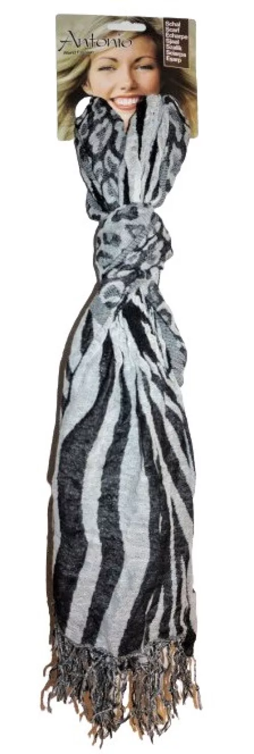 Wool scarf, Animal pattern
