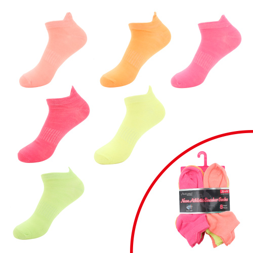 Women Neon socks , 8 pairs 36-41 size