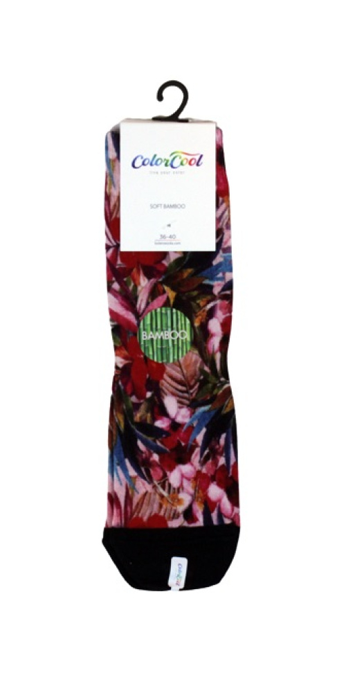 Women's print socks, 36-40, 1 pair