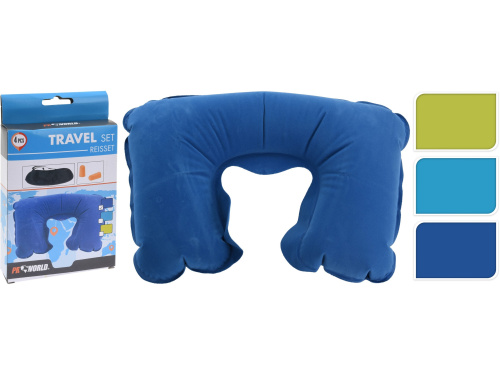Neck pillow for travel, earplug, mask