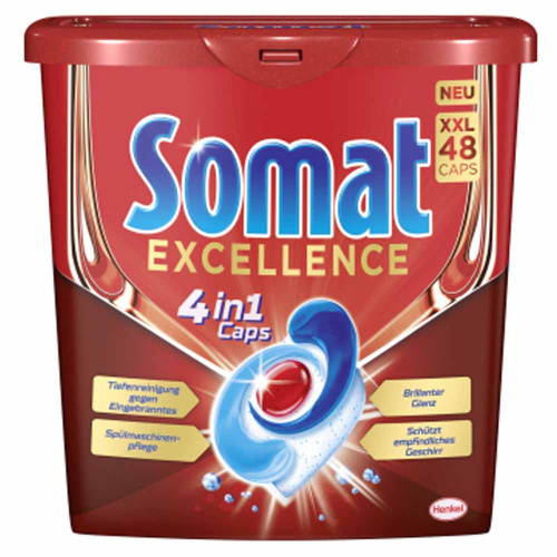 Somat Excellence All in 1 Dishwashing Tablets XXL 48pcs