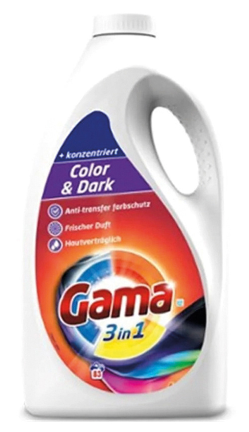 Gama Color range and Black Washing Gel 83 washes 3,735L