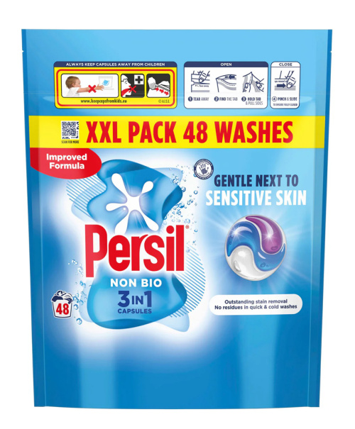 Persil 3 in 1 Washing Capsules Non Bio 48 washes