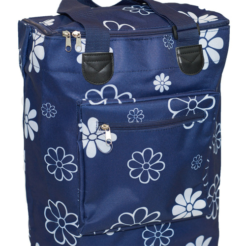 Alezar Trolley Blue/Flowers (2 wheels) 56*18*34 cm