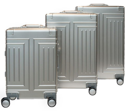 AlezaR Lux Aluminium Travel Bag Silver 20