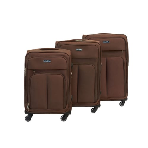 Alezar Huge Travel Bag Set Brown (20