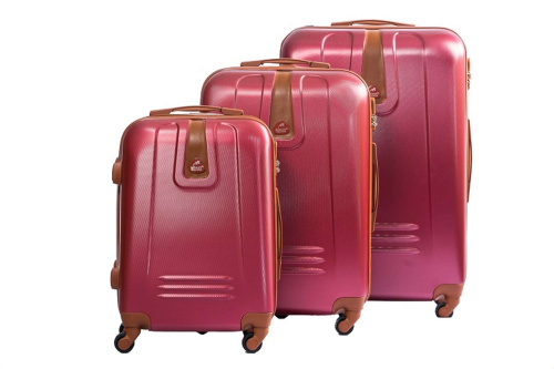 Alezar Gold Travel Bag Set Red (20