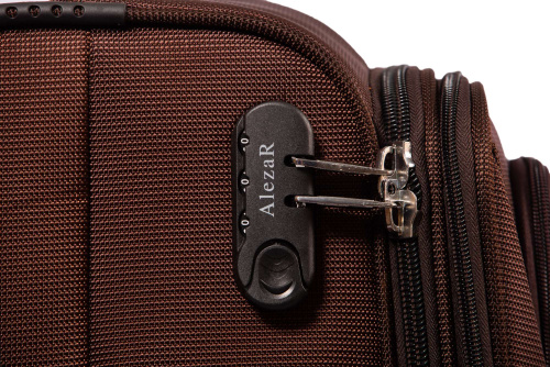 Alezar Falcon Travel Bag Set Brown (20