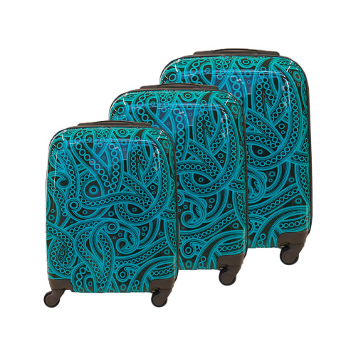 Alezar Suitcase Set, Octopus 3pcs (20