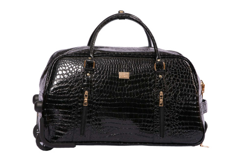 Alezar Carry-On Roller Bag Black (30*29*55 cm) 25