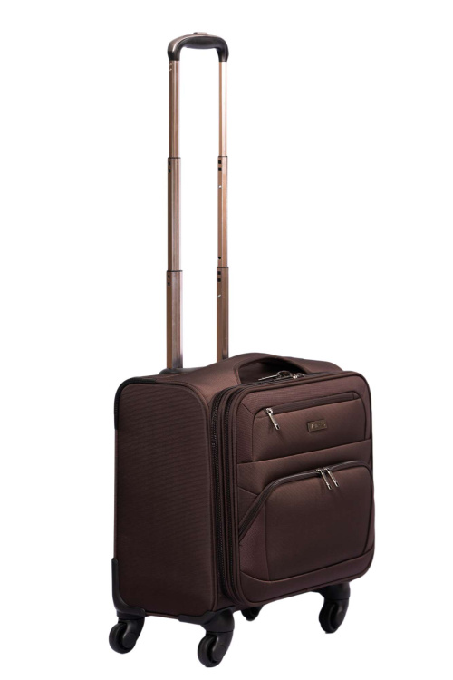 Alezar Lux Cabin Size Travel Bag Coffee 18