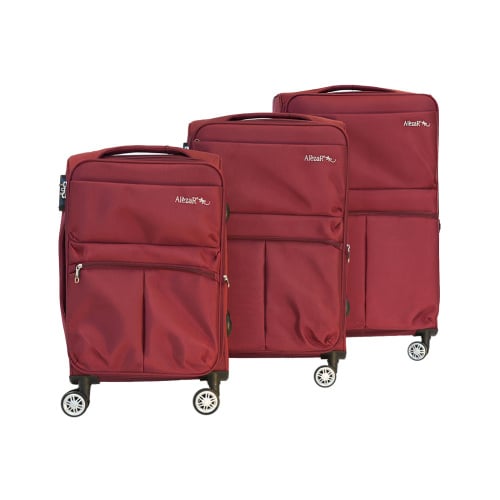 Alezar Aries Travel Bag Set Burgundy (20