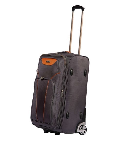 Alezar Style Suitcase Black/Brown 24