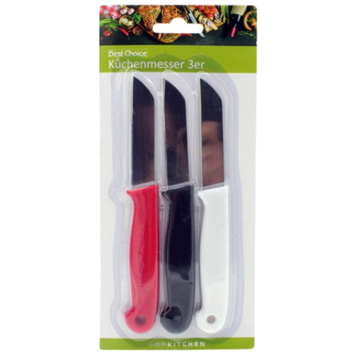 Kitchen Knife 3pc 16cm Blade 7cm
