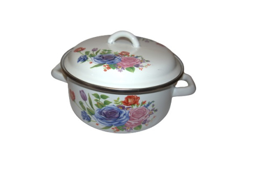 Enamel Pot White 20.5