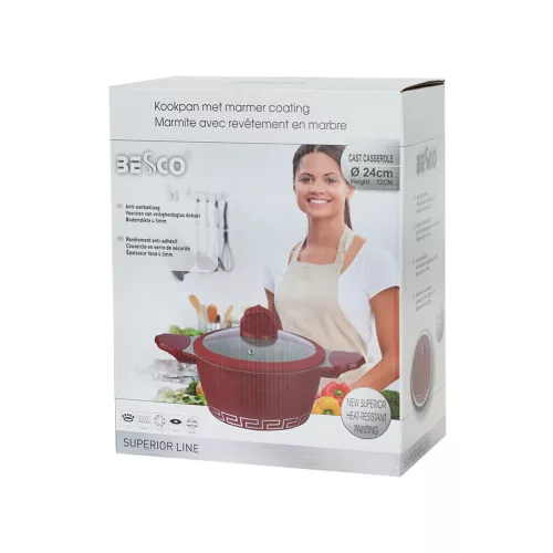Besco Cast Casserole 24*12  4,5 Mm