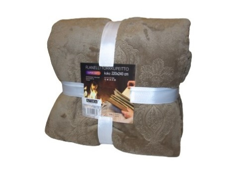 Cover 3-D Light Brown 220 * 240 cm