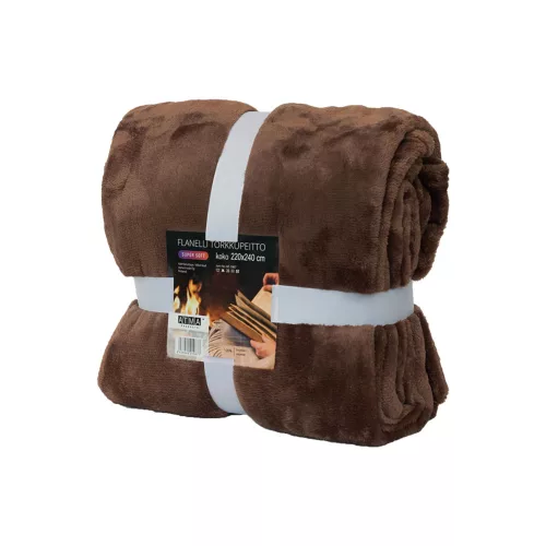 Sherpa Blanket 220 * 240 cm, burgundy