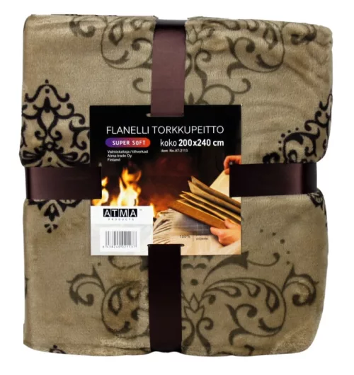 Blanket brown 200*240 cm