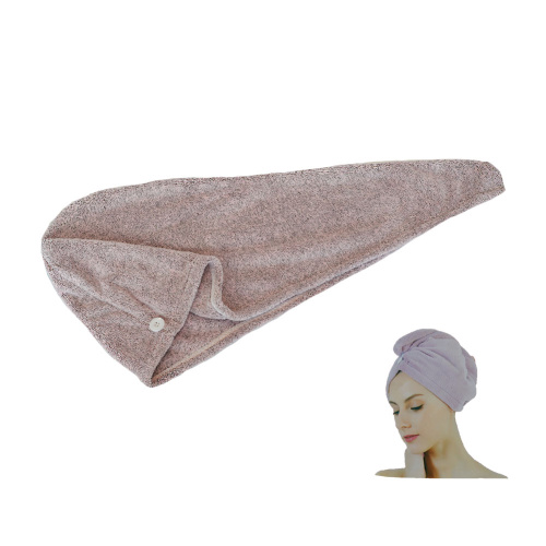 Atma Bamboo Hair Towel pink/gray