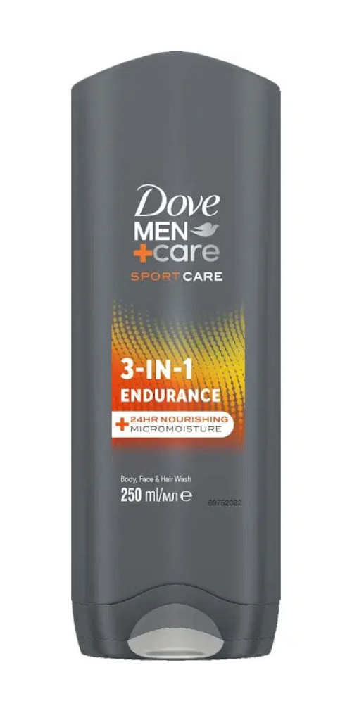 Dove Men+Care Shampoo & Shower Gel 250ml