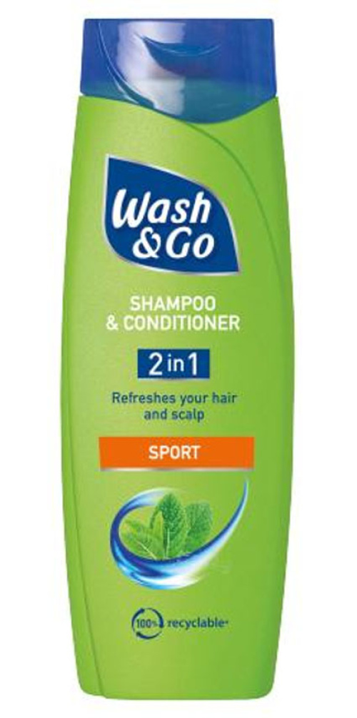 Wash & Go 2 in 1 Shampoo & Conditioner Sport 200ml