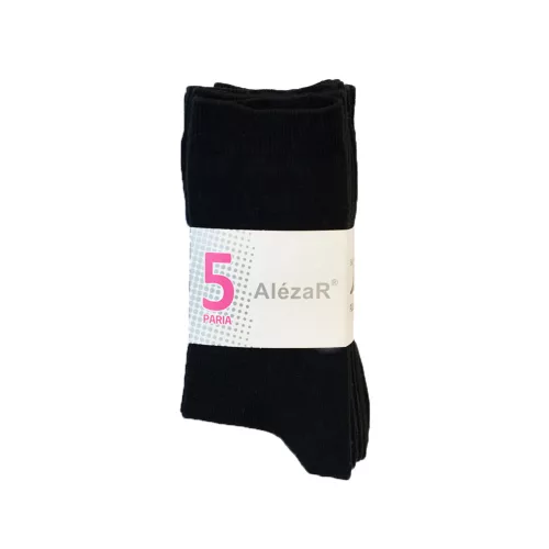 AlezaR Cotton Women Socks 5 pairs,size 36-38
