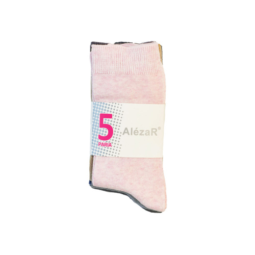 AlezaR Cotton Women Socks 5 pairs, size 39-41