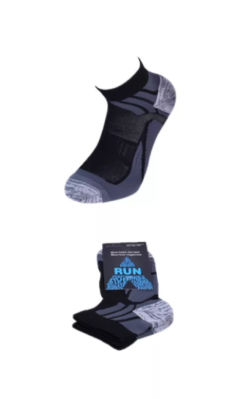 Alezar running sock, black 39-42
