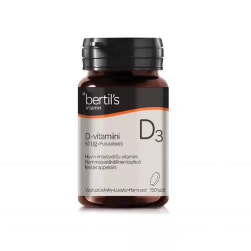 Bertils Vitamin D Vitamin D 50 micrograms