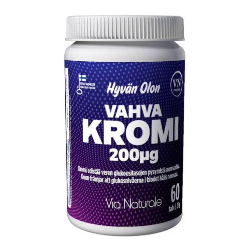 Via Naturale Strong Chromium 200 µg/ 60 tabs