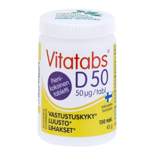 Vitatabs D 50 150 tabl / 45g
