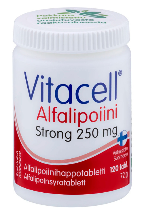 Vitacell Alpha lipoin Strong 250mg 120 tabl