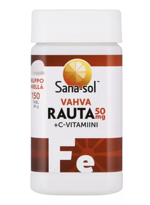 Sana-sol Strong Iron 50 Mg + Vitamin C 150