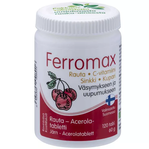 Ferromax Iron +C, zinc, copper 120 tab