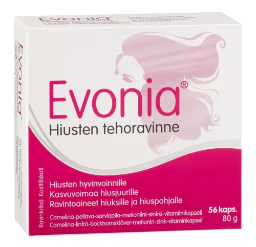 Evonia Hiusten tehoravinne 56 capsules/ 80g