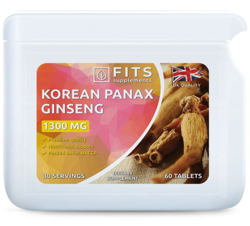 Korean Ginseng 1300mg 60 tablets