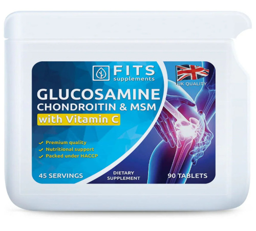 Glucosamine, Chondroitin, MSM and Vitamin C 90 tablets