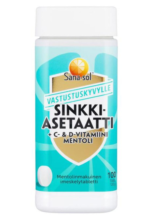 Sana-sol Zinc+vitamin C 100 tabl