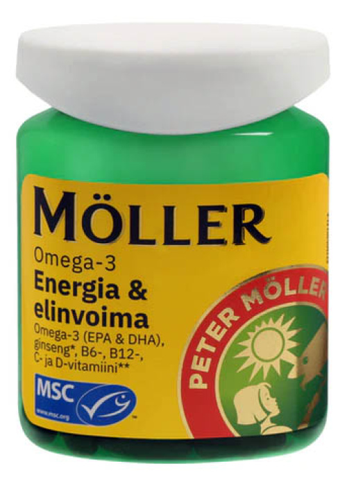 Möller Omega-3 Energia&e strength  60kaps