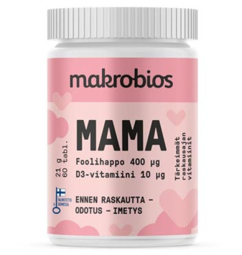 Makrobios Mama Folic acid + vitamin D 60 tabl