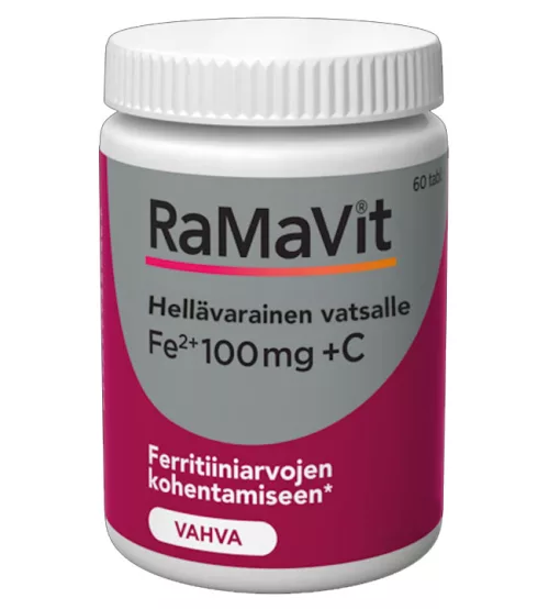 Bioteekki Ramavit Iron 100 mg 60 tabl.