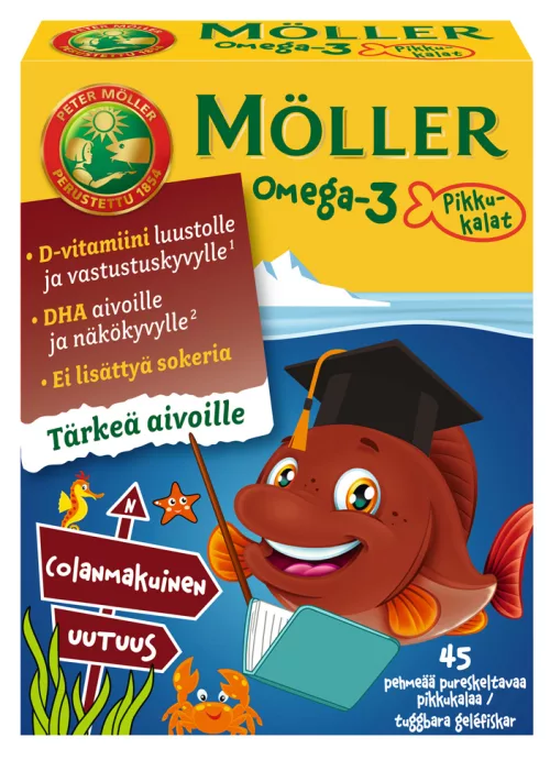 Möller Omega-3 Pikkukalat Colanmakuinen