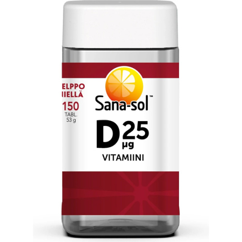 Sana-sol Vitamin D 25mkg 150pills