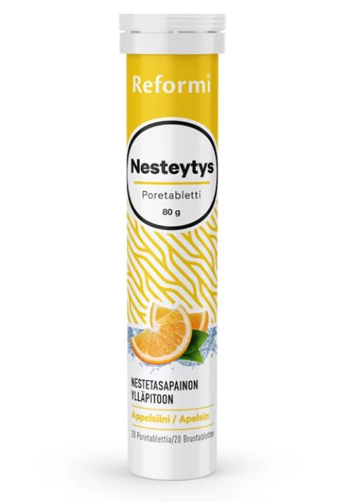 Reform hydration effervescent tablet mg+C+B+niacin orange 20tabl