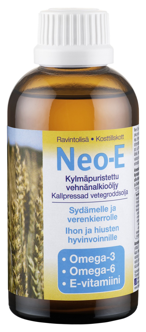Neo-E cold pressed wheat germ oil, 200 ml