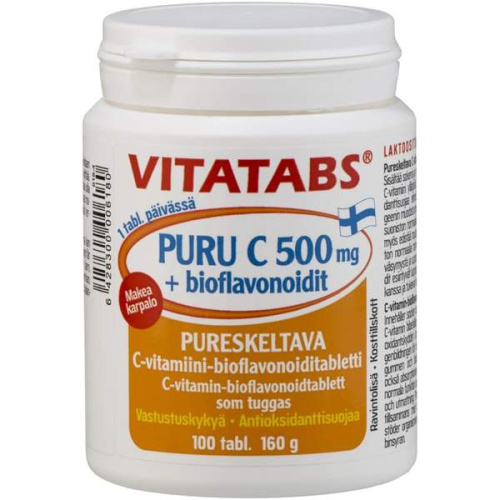 Vitatabs Chewable Vitamin C+ Bioflavonoids 100 pills